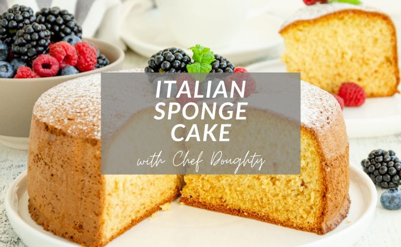 Classic Italian Sponge Cake featuring a Tres Leches Variation